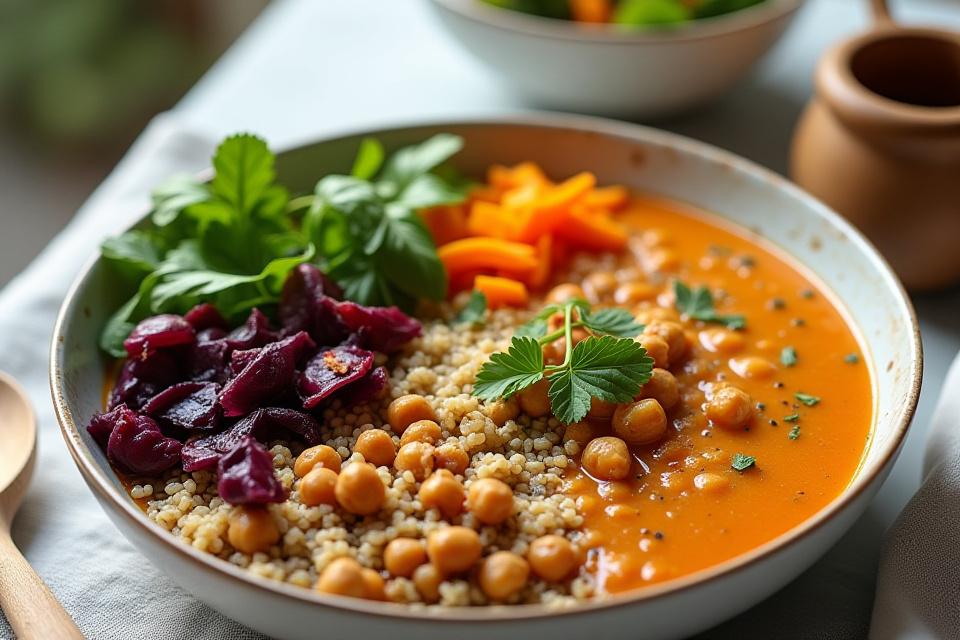 Plan posiłków wegetariański roślinny dla diabetyków